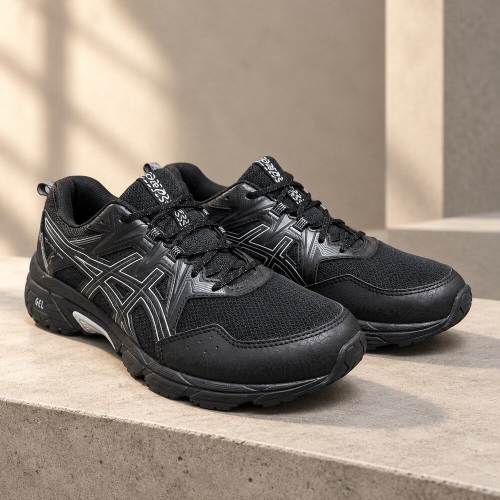 Asics Gel Venture 8 Shoes Black/Gray
Running 1011B488 Mens Size 10.5 Extra Wide